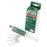Adhésif Réparation Loctite 4070 Seringue 11g Inclus 1 Poussoir et 4 Buses