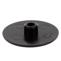 Cache pour Excentrique Ø15 Plastique Noir RAL 9005
