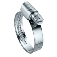 Collier de Serrage 12/22 Largeur Bande 9 Inox A2 DIN 3017