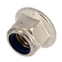 Écrou à Embase Nylstop M4 Inox A2 DIN 6926