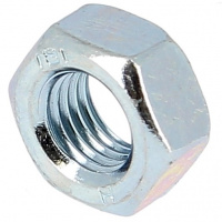 Écrou Hu M36 Pas 300 Acier Zingué Blanc DIN 934
