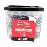 ESSBOX de 150 Chevilles Nylon Classik 5X25 (4 Plots)