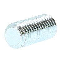 Filet M8X40 Acier Zingué Blanc DIN 976