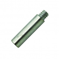 Raccord de Jonction Cylindrique Mâle/Femelle M7X10 Pas 150 Acier Zingué Blanc