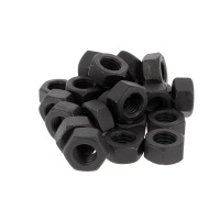 Sachet de 25 Écrous Hu M12 Acier 10 Noir DIN 934