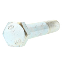 TH M24X120/54 Pas de 200 Acier 8.8 Zingué Blanc Filetage Partiel