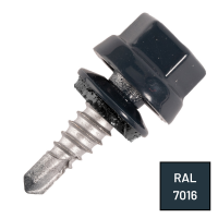 Vis Autoperceuse Zamatop Couturage Tête Hexagonale Ø 6.3X22 Laqué RAL 7016