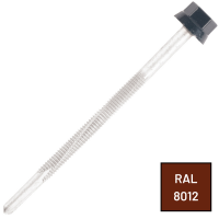 Vis Autoperceuse Zamatop IPN Tête Hexagonale 12 Ø 6X105 Laqué RAL 8012