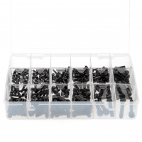 Coffret de 255 Vis TCHC Acier 8.8 Noir DIN 912