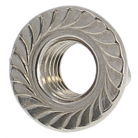Écrou à Embase Crantée M3 Inox A2 DIN 6923