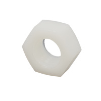Écrou Hu M5 Nylon PA6-6 Naturel DIN 934