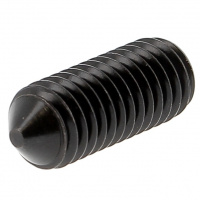 Gewindestift Innensechskant mit Spitze Stahl 14.9 Schwarz DIN 914