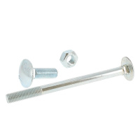 TRCC M10X170 Acier Zingué Blanc DIN 603