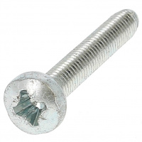 Autoformeuse TCB Pozidriv M3X6 Acier Zingué Blanc DIN 7500C