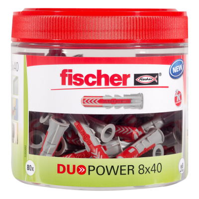 Cheville tous MatériauxFISCHER DuoPower 8X40- Box de 80