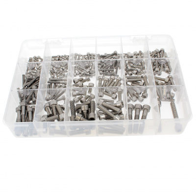 COFFRET DE 255 VIS TCHC INOX A4 DIN 912