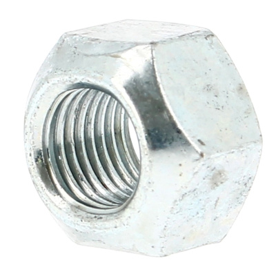 Écrou Frein Tout Métal M12 Pas 150 Acier Zingué Blanc DIN 980V