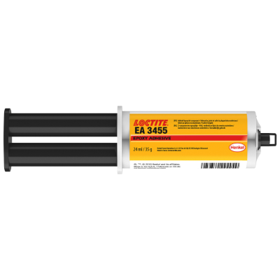 Epoxie Bicomposant Gris Poxymatic Alu Loctite EA 3455 Seringue 24mL