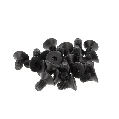 Sachet de 25 TFHC M3X6 Acier 10.9 Noir Filetage Total DIN 912