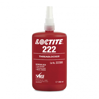 FREINFILET FAIBLE USAGE GENERAL LOCTITE 222 FLACON 250ML