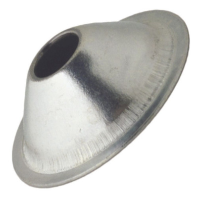 Rosace d'Écartement Hauteur 14mm Acier Zingué Blanc