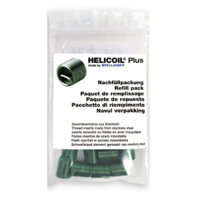 SACHET REASSORT DE 10 HELICOILS + FREE RUNNING M14X14.4 PAS 125