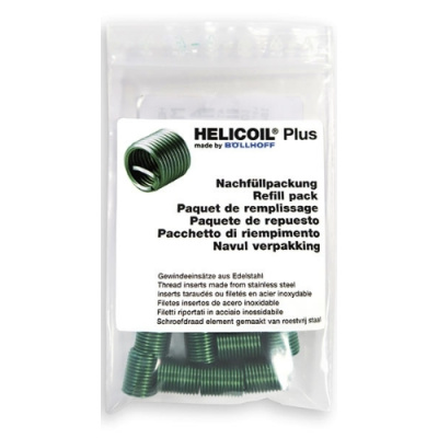 SACHET REASSORT DE 10 HELICOILS + FREE RUNNING M12 X1D PAS 150