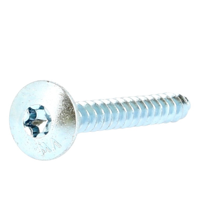Vis de Penture TRL Torx 6X20 Acier Zingué Blanc