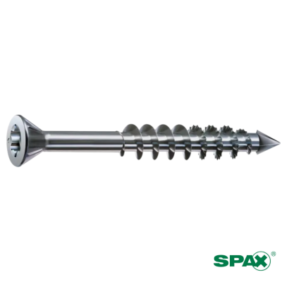 Vis MDF SPAX TF T-STAR plus 4X40 Acier Lubrifié WIROX avec Pointe CUT