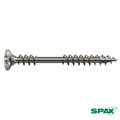 Vis pour Façade SPAX Double Filetage TFB T-STAR plus 4.5X70 Inox A2