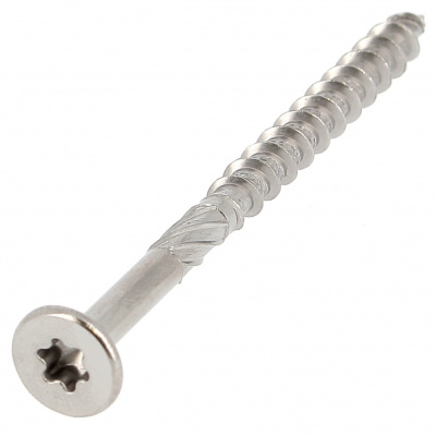 VIS POUR TERRASSE BOIS DURS TF TORX 5X60 INOX AISI 410