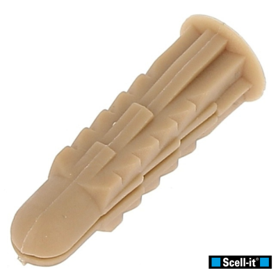 Cheville Polypropylène Multi-Matériaux 8X30 pour Vis Ø 4 à 7