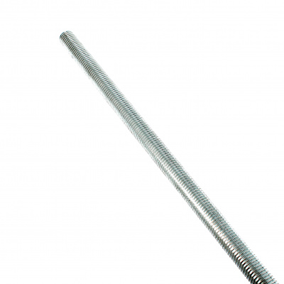 Gewindestange Stahl 4.6 Weiß verzinkt DIN 975