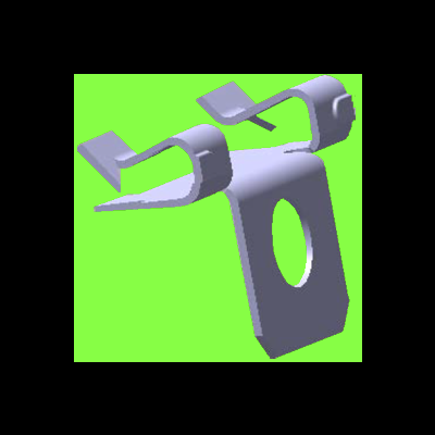 Agrafe Support Tube 90° - Cable Clip Adapters 90°