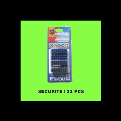 Coffret de 33 embouts de sécurité