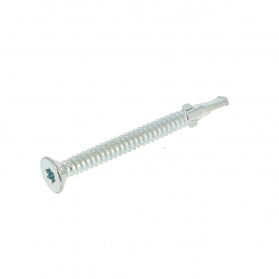 Autoperceuse A Ailettes TF Torx Acier Zingué Blanc